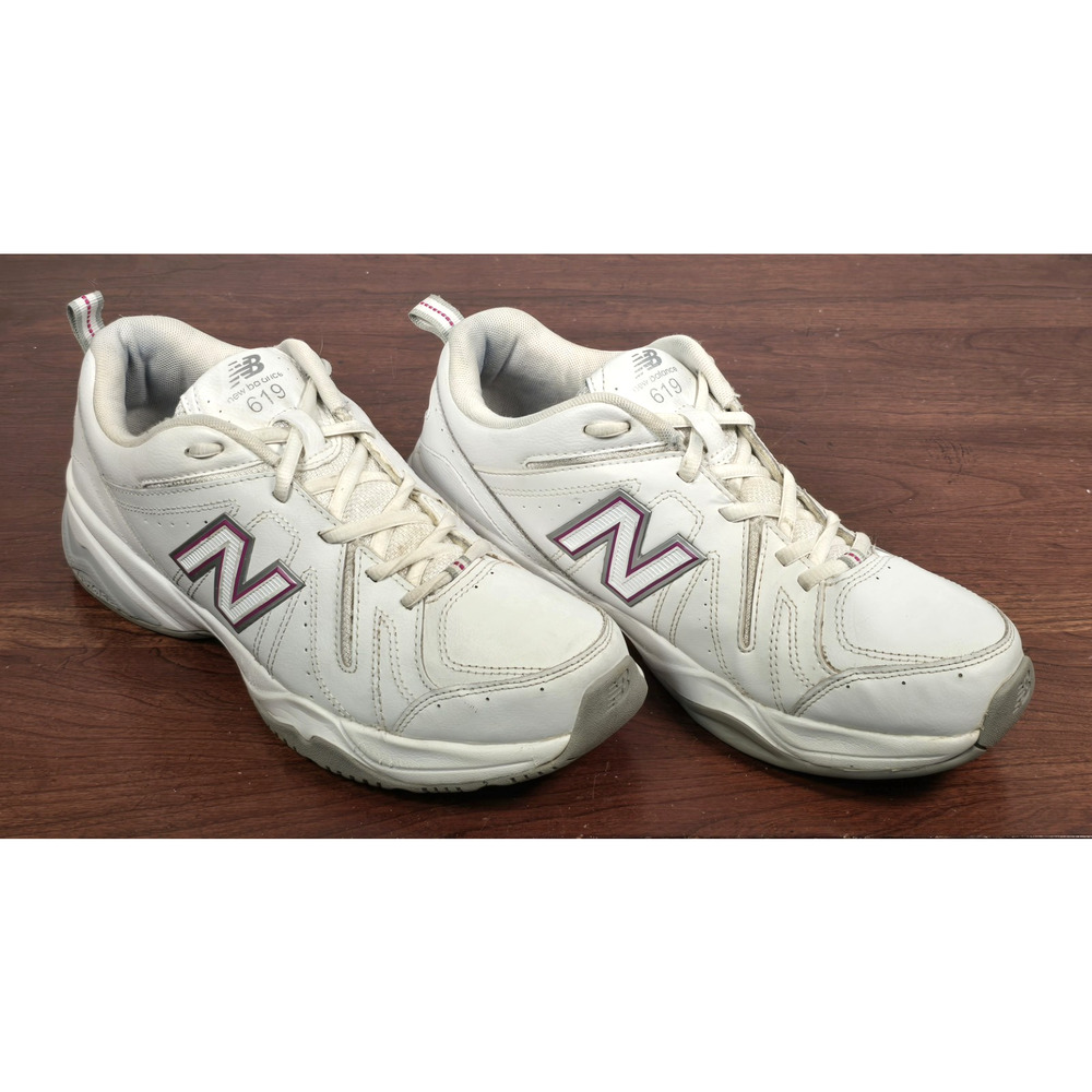Women's New Balance 619 Casual Comfort Cross Trainer White Pink Size 10B WX619WP - Picture 4 of 9